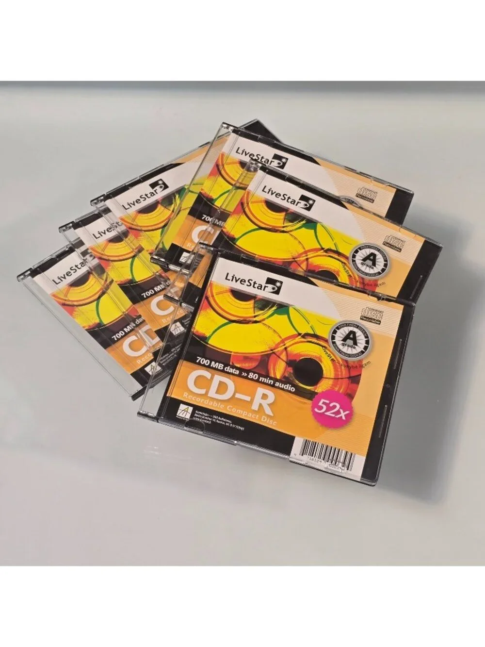 6 Slim CD Jewel Cases Empty